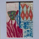 Original Irish Drawing - Irish Art Eclectic Art - My Favourite Things A4 Mounted