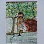 Original Irish Drawing - The Figurative Layer - Midlife Cruises