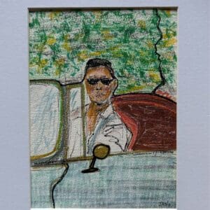 Original Irish Drawing - The Figurative Layer - Midlife Cruises
