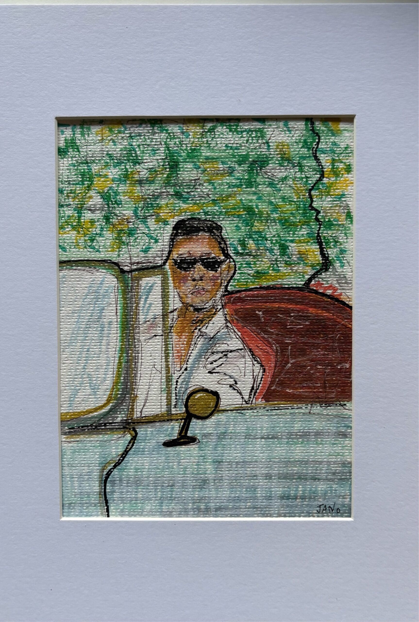 Original Irish Drawing - The Figurative Layer - Midlife Cruises
