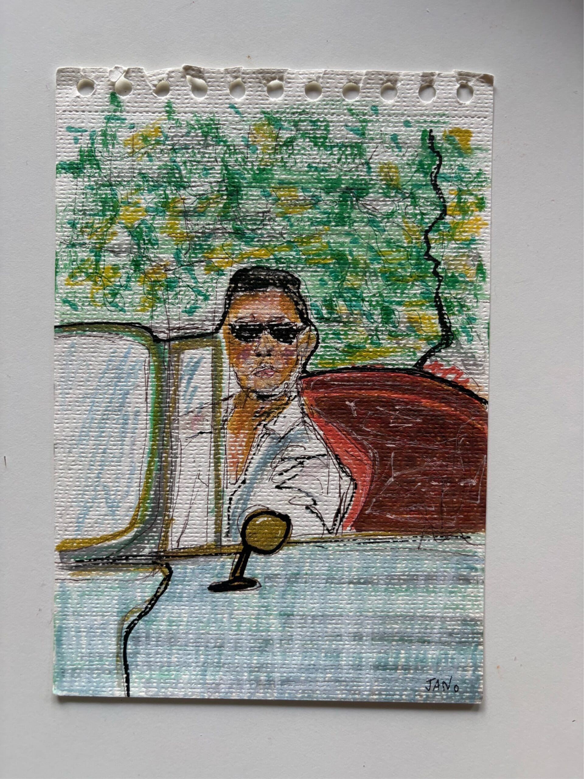 Original Irish Drawing - The Figurative Layer - Midlife Cruises - Image 3