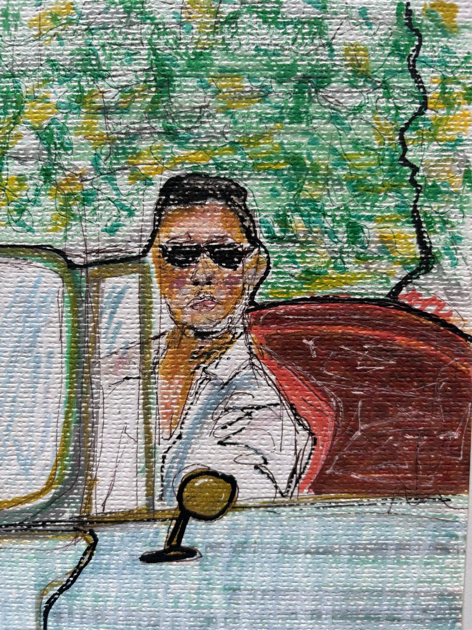 Original Irish Drawing - The Figurative Layer - Midlife Cruises - Image 5