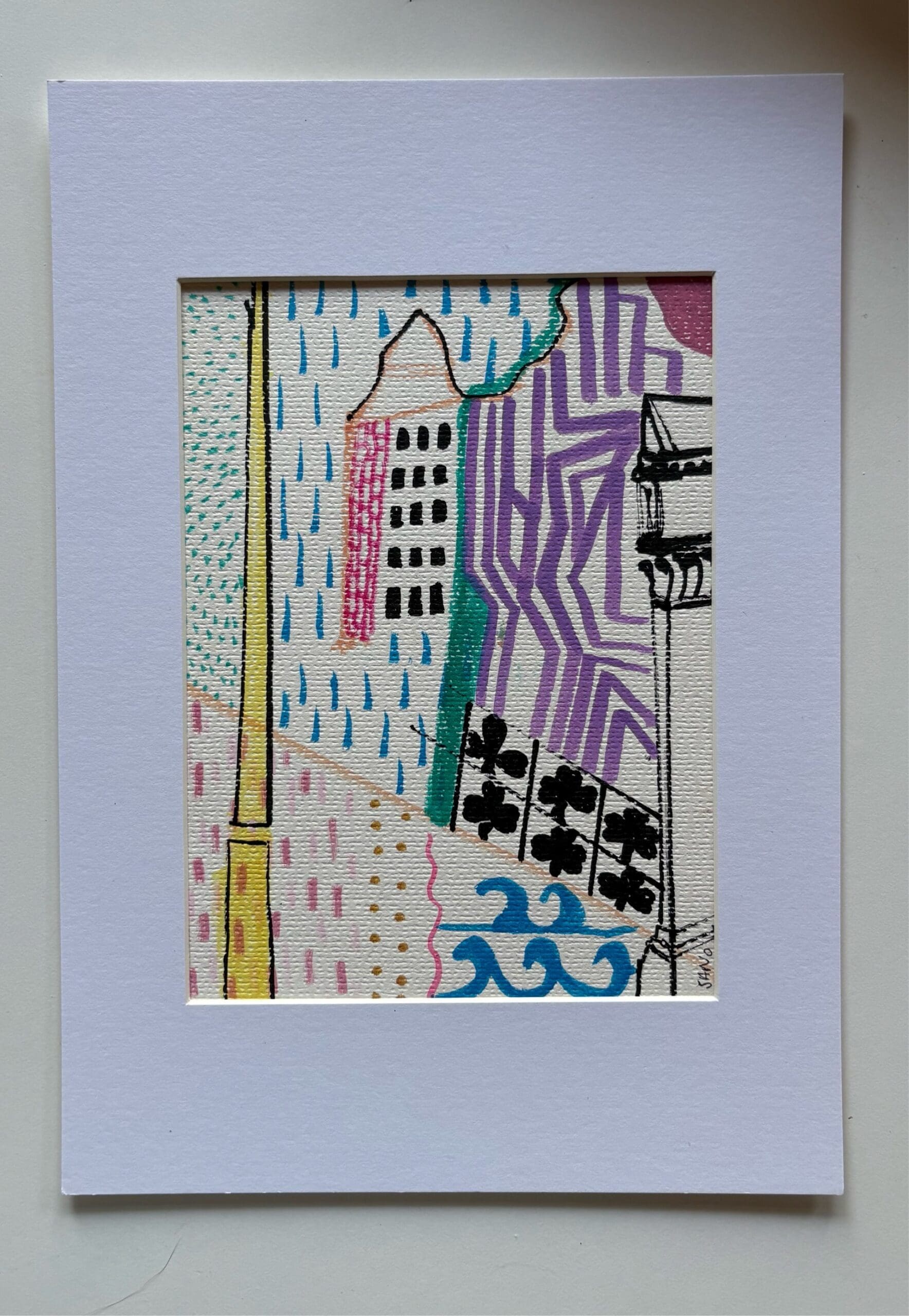 Original Irish Drawing - The Dublin Layer - Rhythm Of The City - Image 2