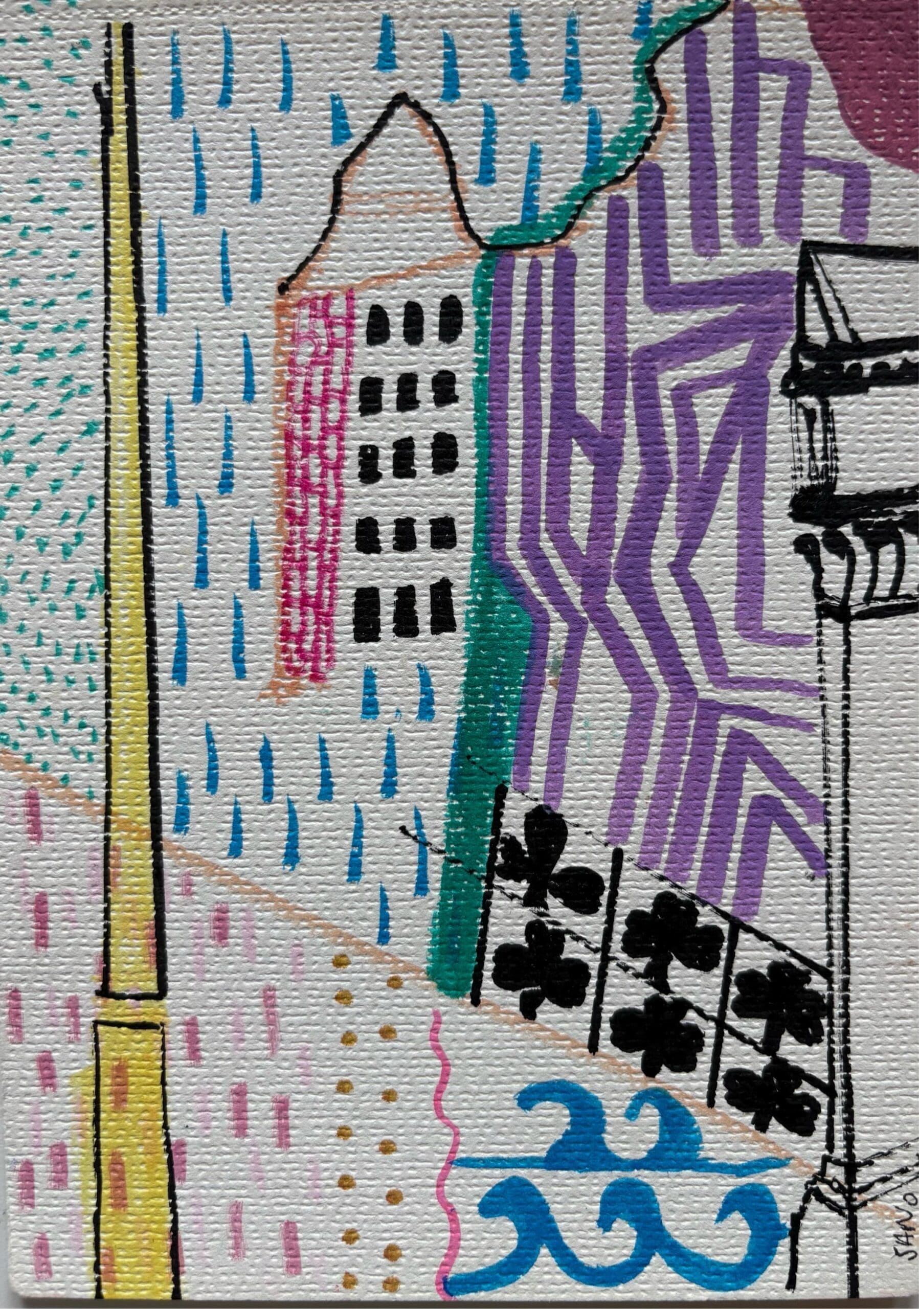 Original Irish Drawing - The Dublin Layer - Rhythm Of The City - Image 4