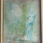 Garden Form No. 1 43cm Framed - Curated Statue Silhouette