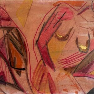 Fitting Room (40 cm) - Warm Aesthetic Fashion Art
