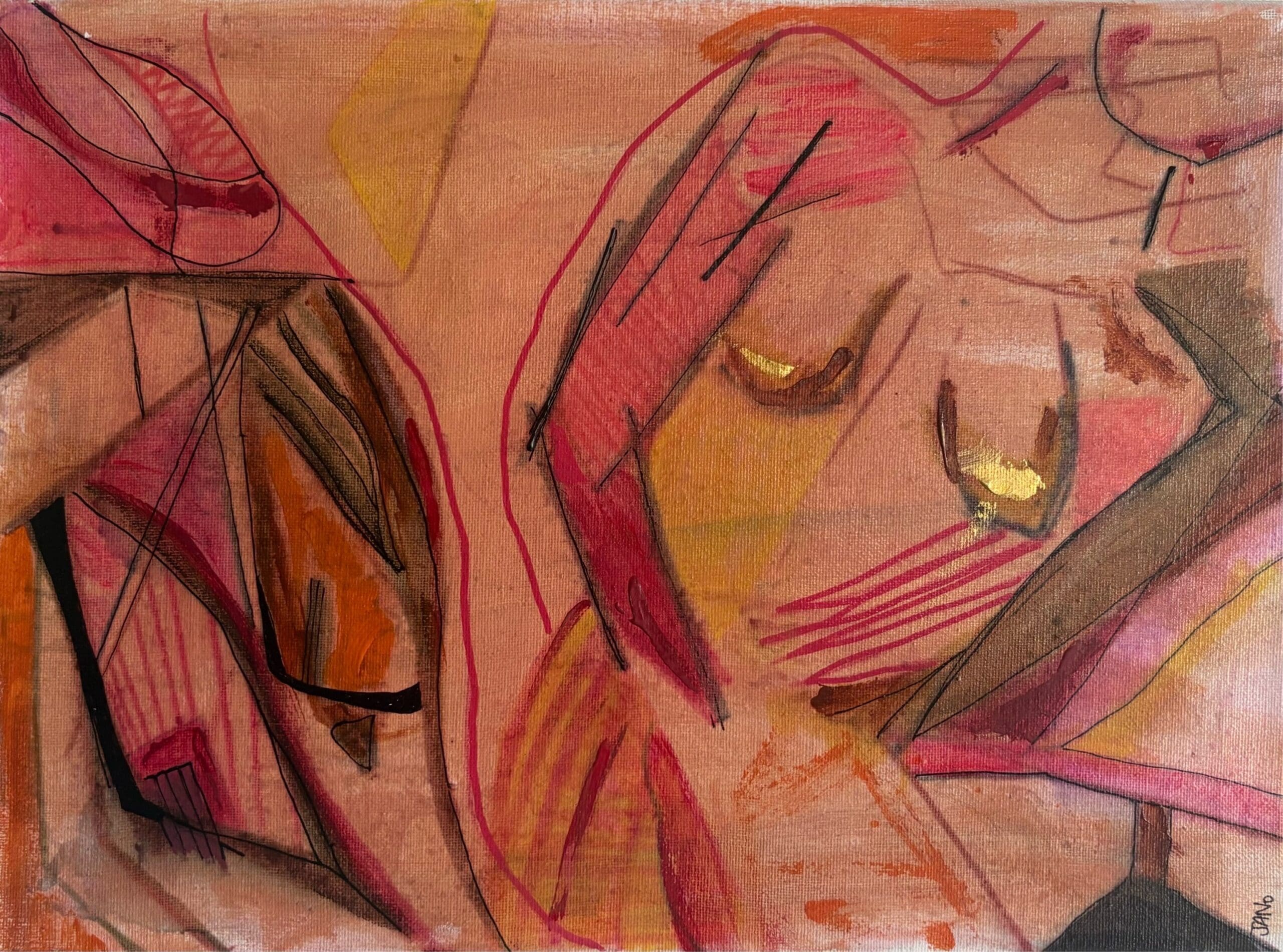 Fitting Room (40 cm) - Warm Aesthetic Fashion Art