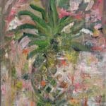 Ananas -Pineapple (42 cm) Contemporary Fruit Art Irish Abstract Art