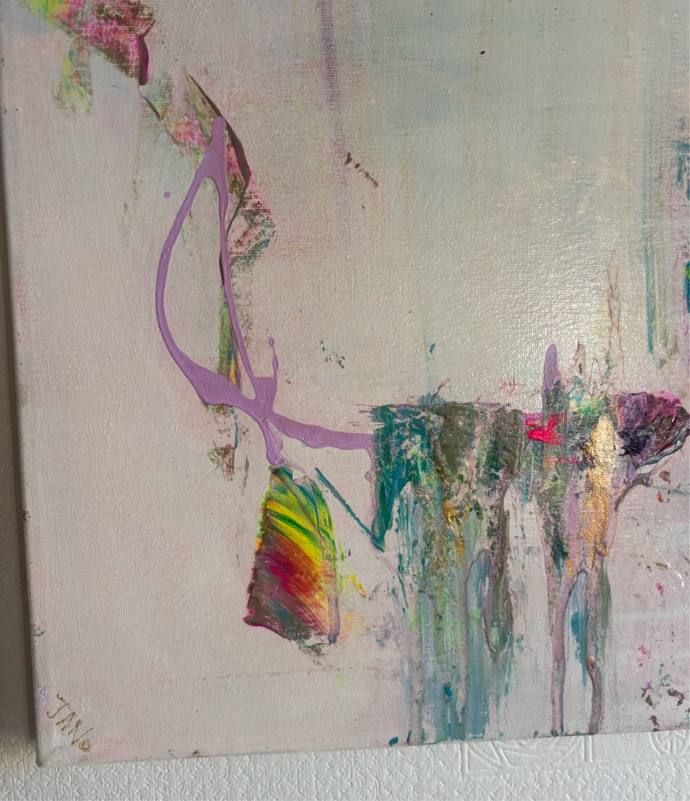 Rainbow Diet (40cm) - Contemporary Abstract Art - Image 2