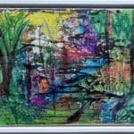 Transcending Trends 43cm Framed - Contemporary Landscape Art Irish Terrain Abstract Art (Copy)