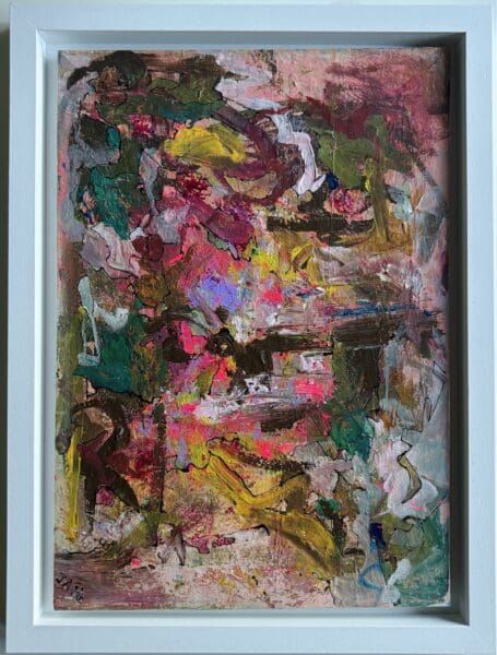 The Odd Sock Drawer (48 cm) Framed - Contemporary Irish Abstract Art