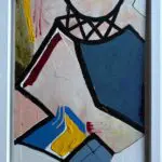(Dressing No. 2 (48 cm) Framed - Fashion Irish Abstract Art