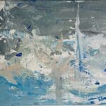 The Arctic Terroir (40cm) - Seascape - Cool Neutral Abstract Art
