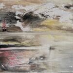 Chalk Horizons, Poolbeg (40 cm) Contemporary Dublin Neutral Aesthetic