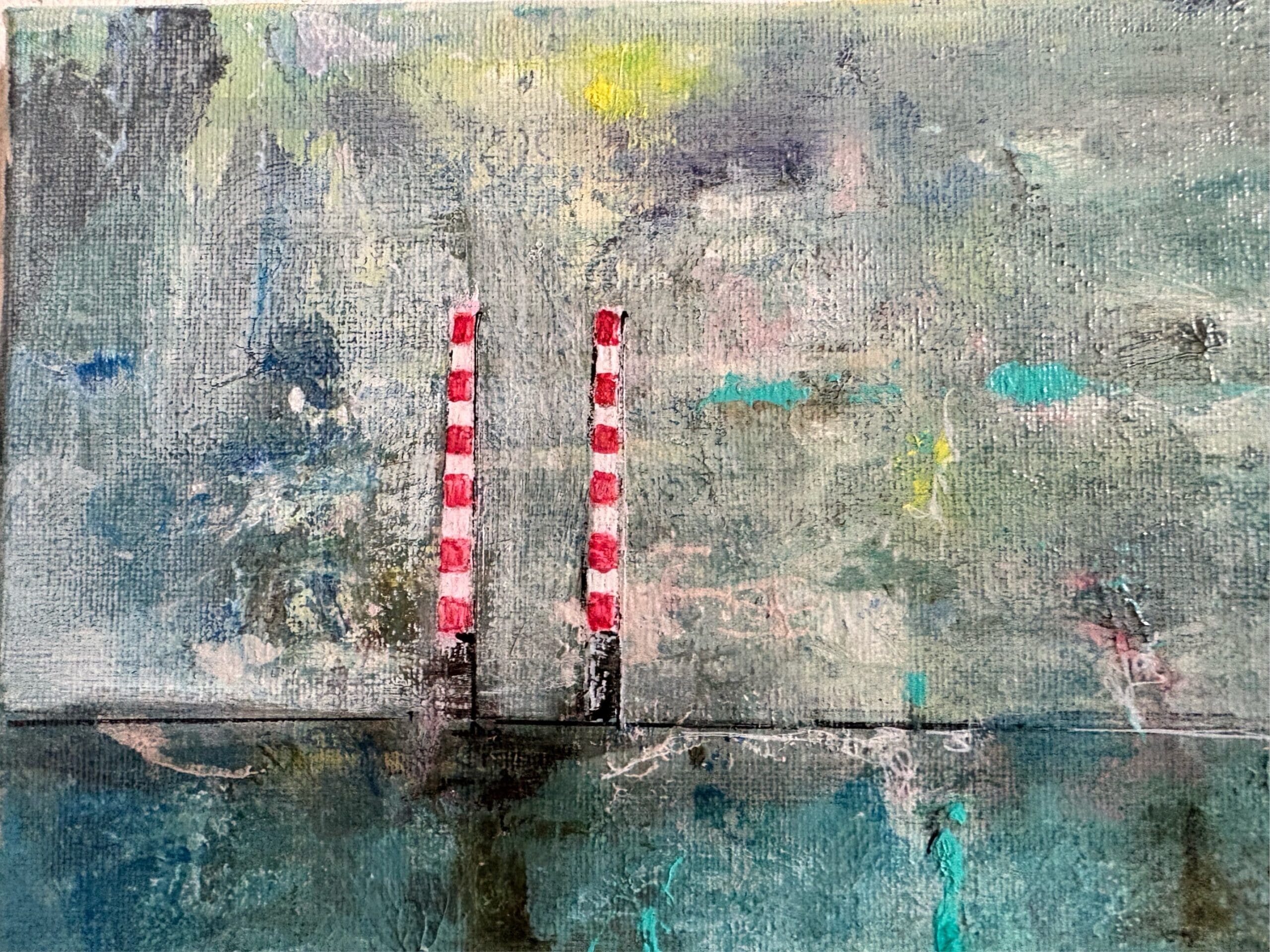 Arrivals Dublin, Poolbeg Chimneys II (40 cm) Contemporary Dublin Aesthetic - Image 6