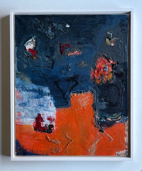 Amber City (53cm) Framed - Anchor Contemporary Abstract Art