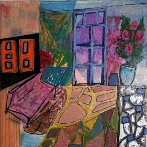 The Terrace (20cm) Fauvist Aesthetic Home Styling, The Retro Layer Styling Gem