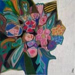 Original Floral, Floral Art 'Statement Floral' 20cm