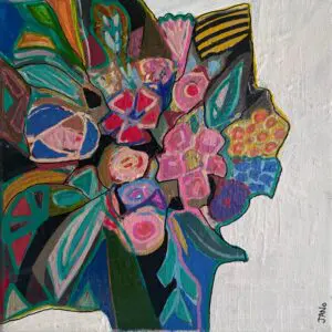 Original Floral, Floral Art 'Statement Floral' 20cm