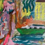 Holiday on The Water (40 cm) Contemporary Boat or Canal Boat Aesthetic