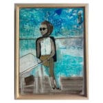 First Class To Cannes (43cm) - Framed - Coastal Luxury Aesthetic