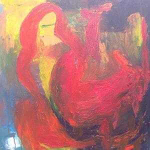 Landscape in Red and Blue 5