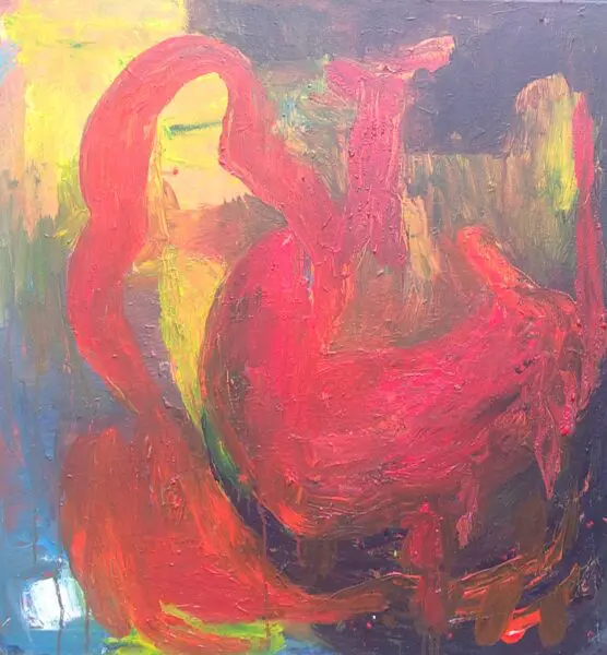 Landscape in Red and Blue 5